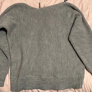 Forever 21 knitted grey sweatshirt